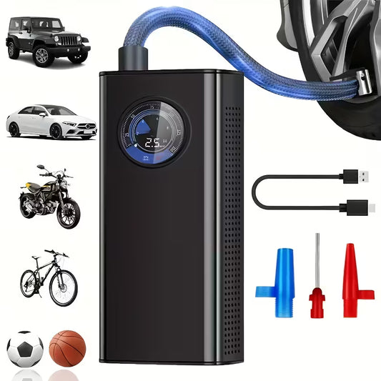 منفاخ عجلات ذكي رقمي 5 في 1