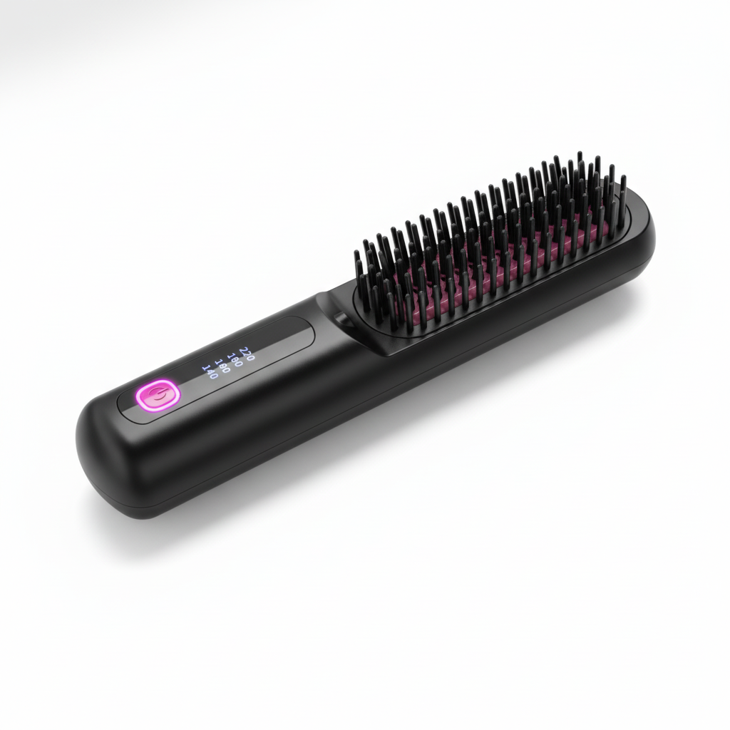 مكواة فرد وتجعيد الشعر اللاسلكية