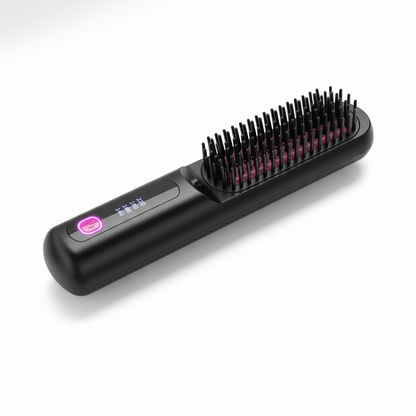 مكواة فرد وتجعيد الشعر اللاسلكية